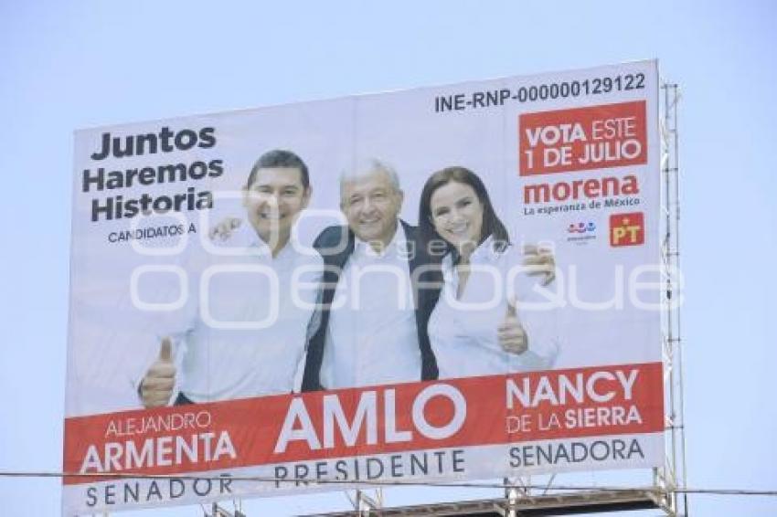 MORENA . PUBLICIDAD