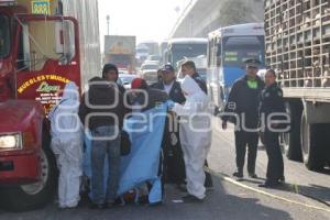 HOMICIDIO . AUTOPISTA MÉXICO-PUEBLA