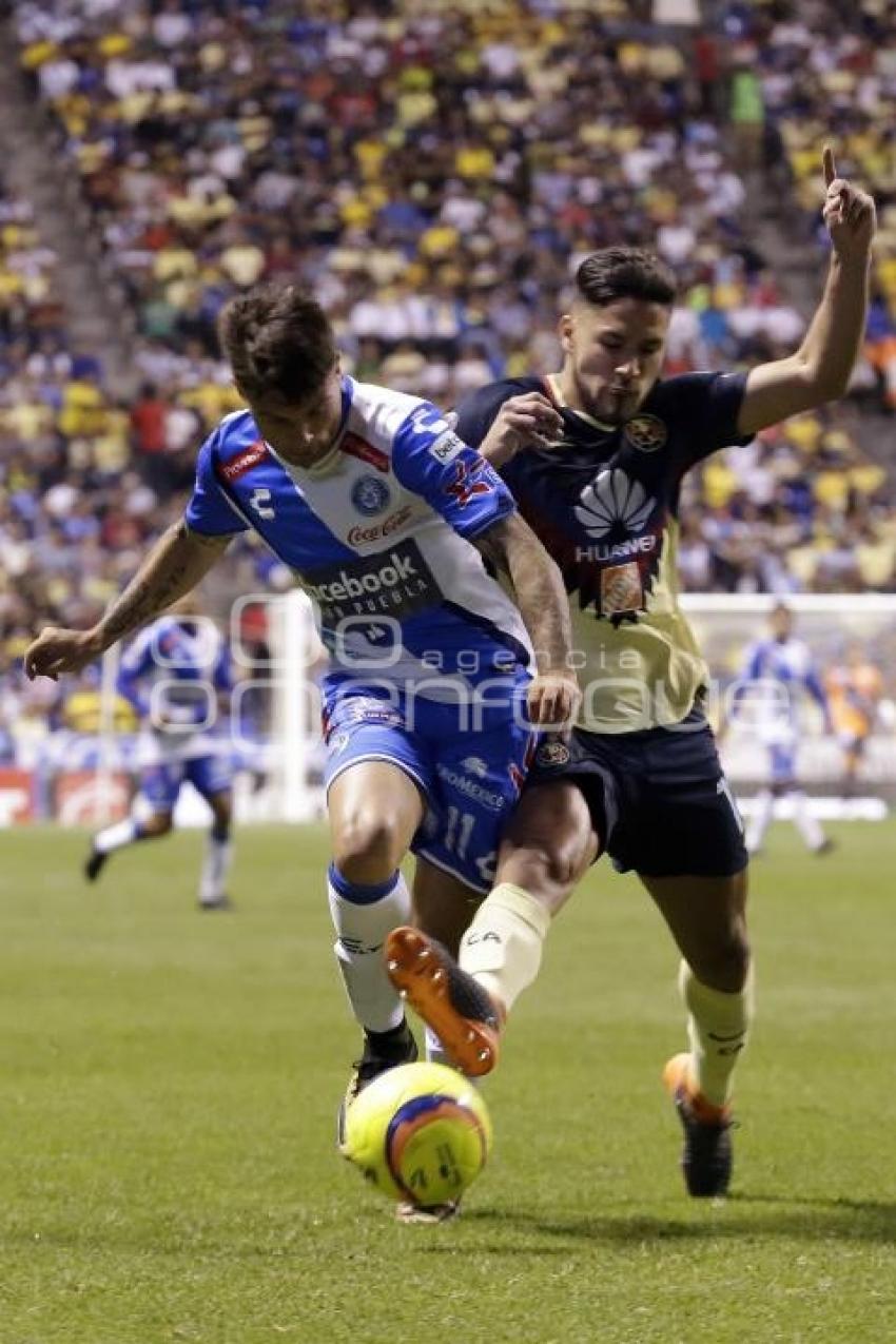 FÚTBOL . CLUB PUEBLA VS AMÉRICA