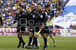 FÚTBOL . CLUB PUEBLA VS AMÉRICA