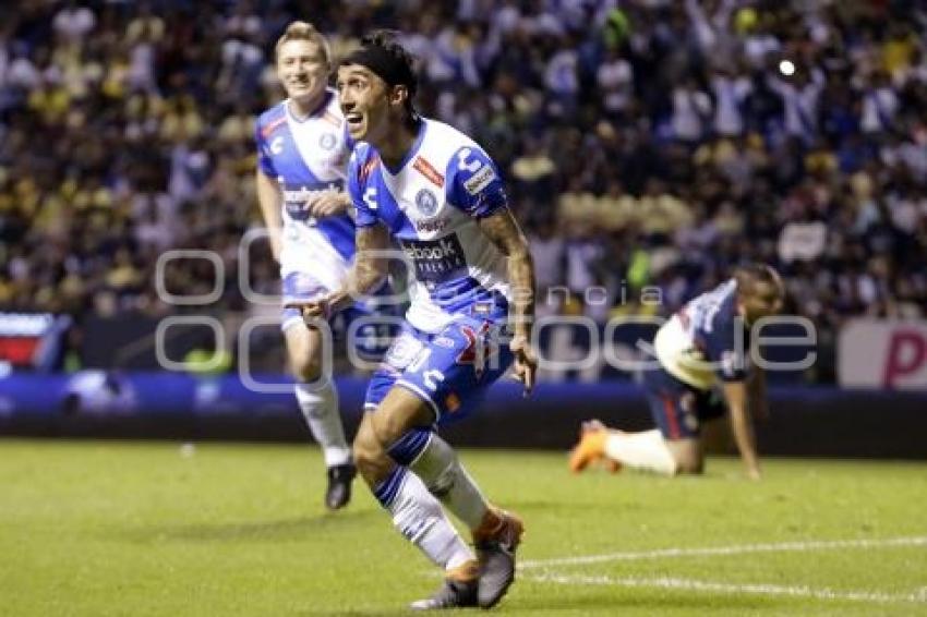 FÚTBOL . CLUB PUEBLA VS AMÉRICA