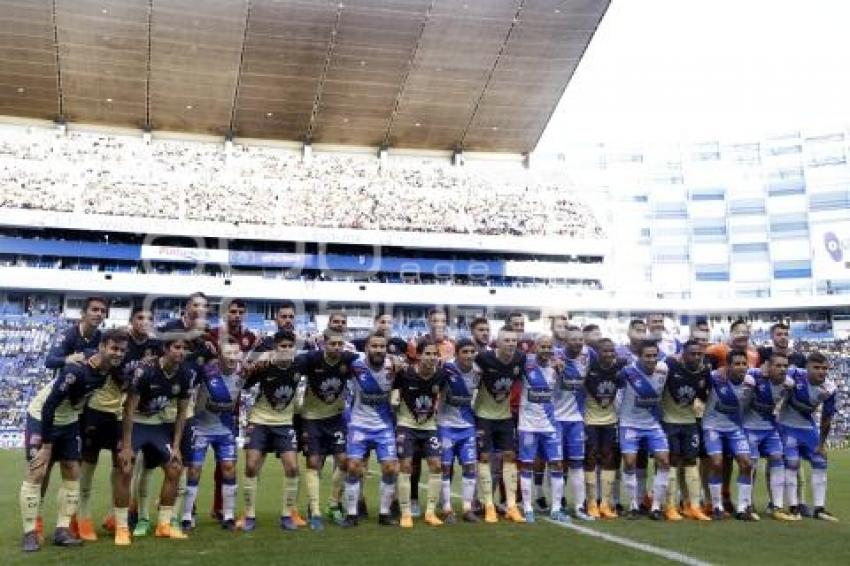 FÚTBOL . CLUB PUEBLA VS AMÉRICA