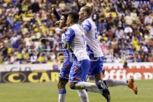 FÚTBOL . CLUB PUEBLA VS AMÉRICA