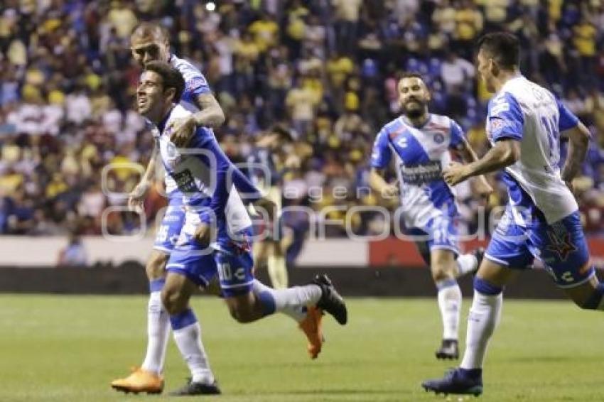 FÚTBOL . CLUB PUEBLA VS AMÉRICA