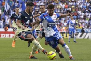 FÚTBOL . CLUB PUEBLA VS AMÉRICA