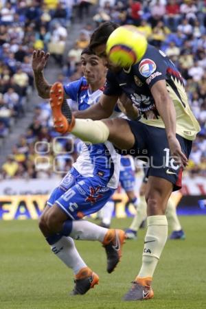 FÚTBOL . CLUB PUEBLA VS AMÉRICA