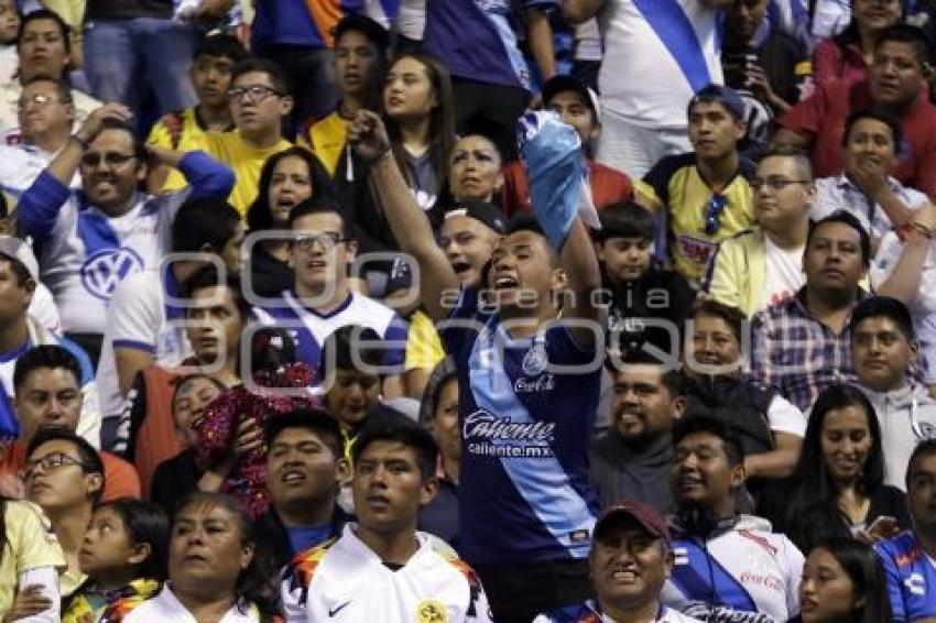 FÚTBOL . CLUB PUEBLA VS AMÉRICA