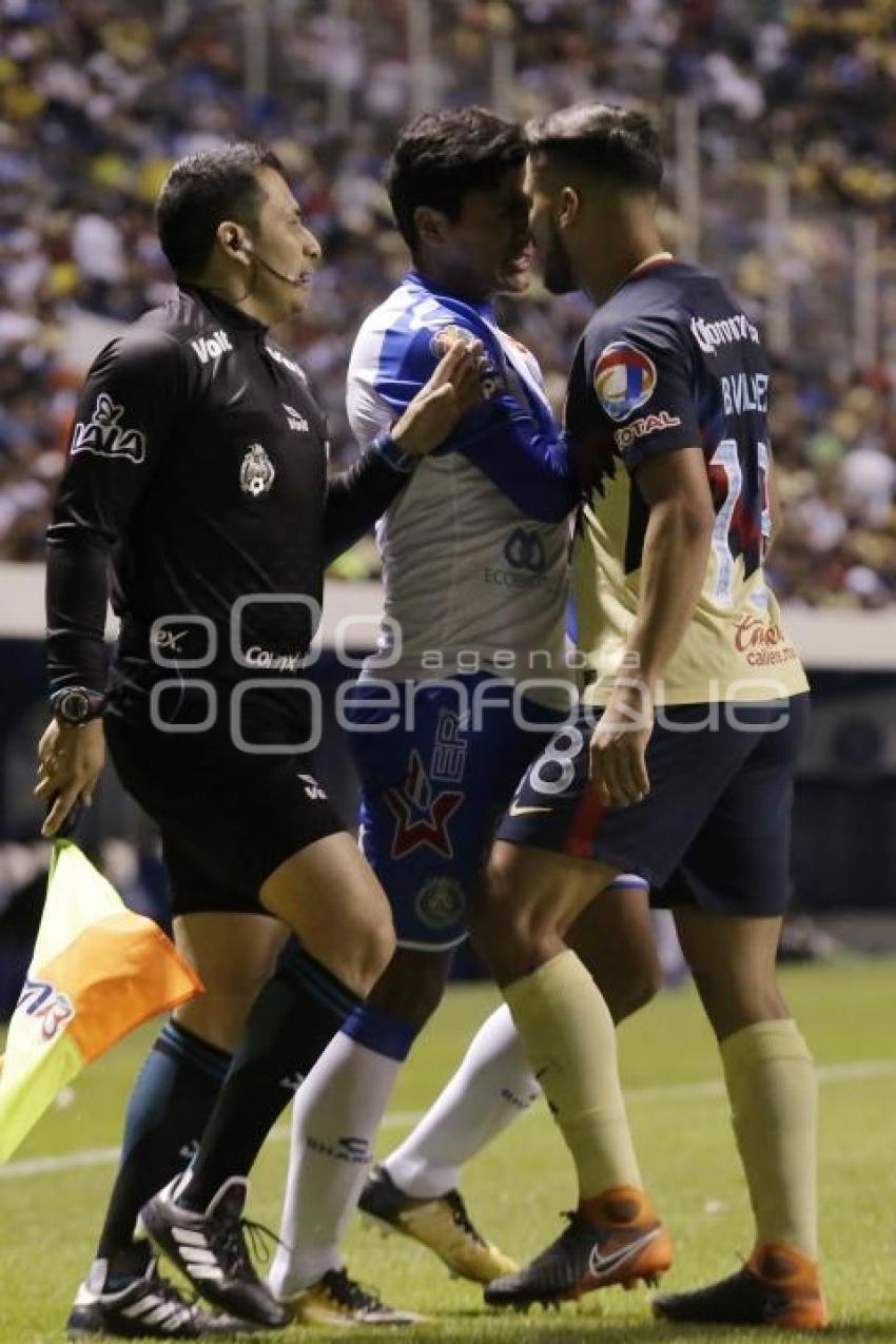 FÚTBOL . CLUB PUEBLA VS AMÉRICA