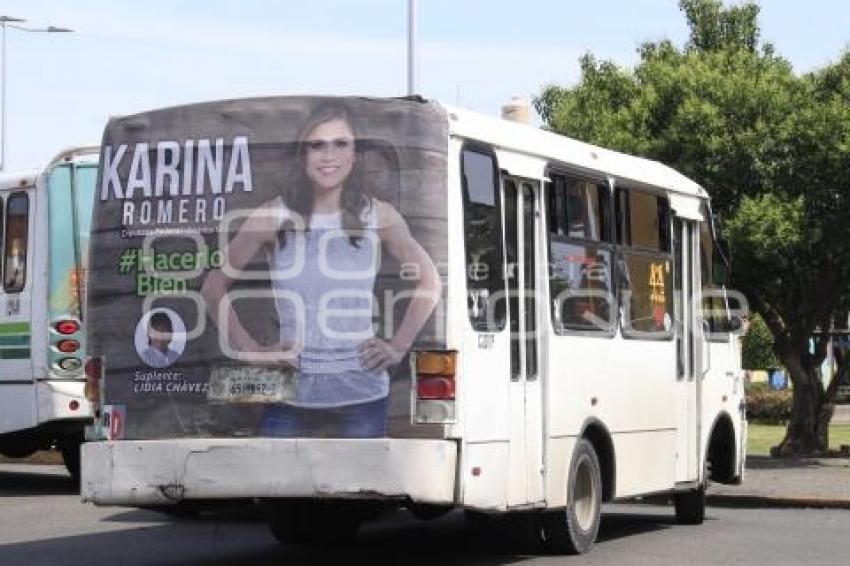 PUBLICIDAD TRANSPORTE PÚBLICO