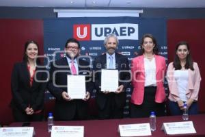 UPAEP . FIRMA DE CONVENIO