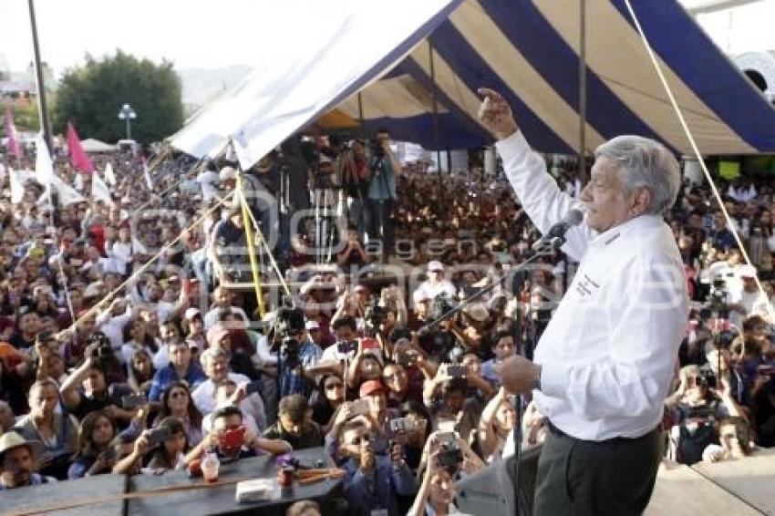 CAMPAÑA . LÓPEZ OBRADOR TEHUACÁN