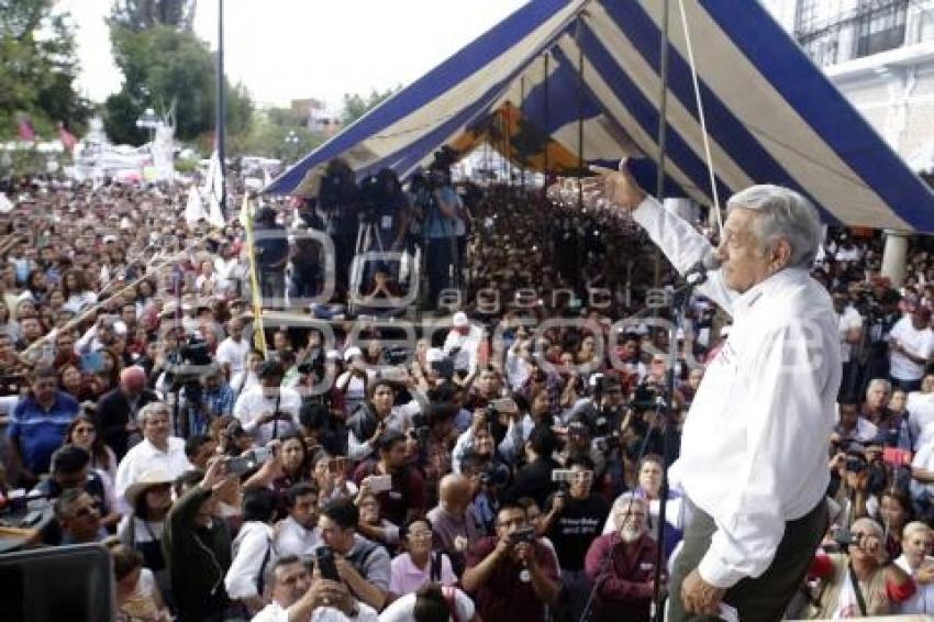 CAMPAÑA . LÓPEZ OBRADOR TEHUACÁN