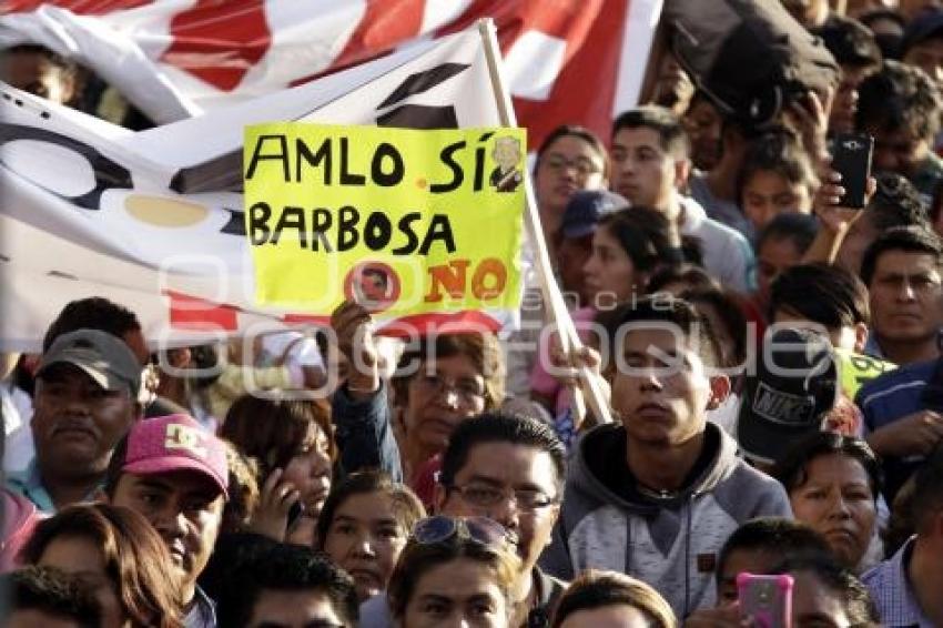 CAMPAÑA . LÓPEZ OBRADOR TEHUACÁN