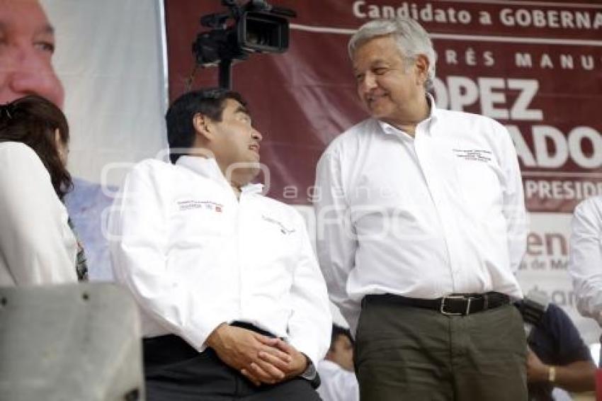 CAMPAÑA . LÓPEZ OBRADOR TEHUACÁN