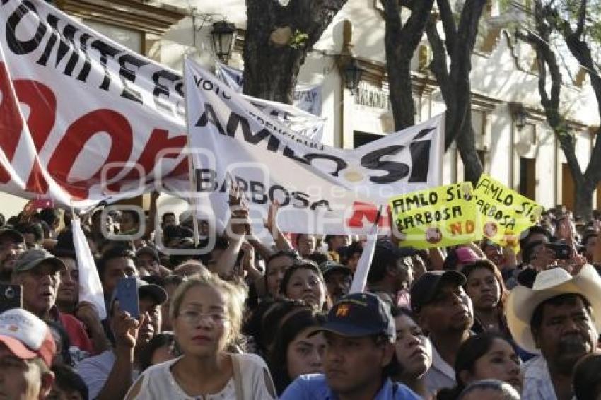 CAMPAÑA . LÓPEZ OBRADOR TEHUACÁN