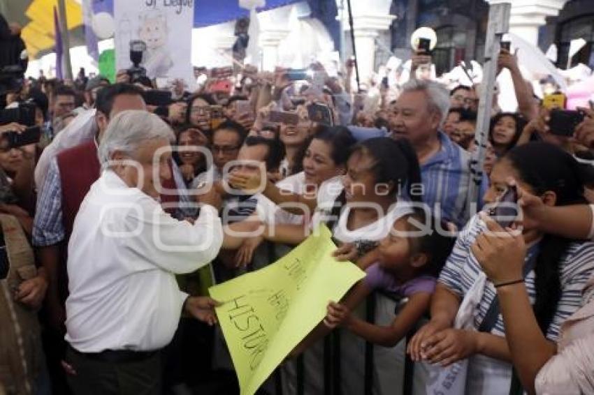 CAMPAÑA . LÓPEZ OBRADOR TEHUACÁN