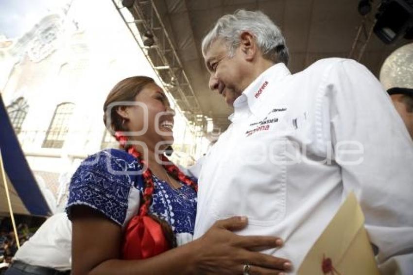 CAMPAÑA . LÓPEZ OBRADOR TEHUACÁN