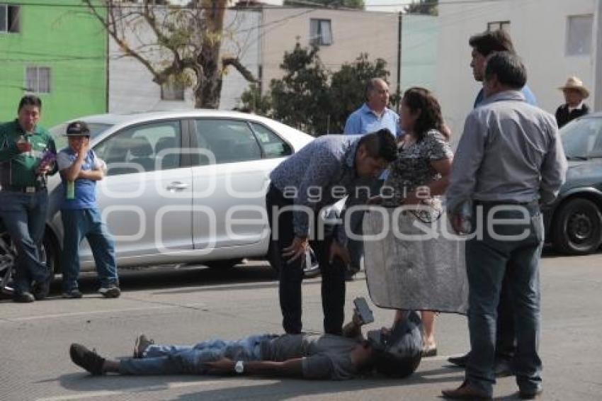 ACCIDENTE MOTOCICLISTA . LA MARGARITA