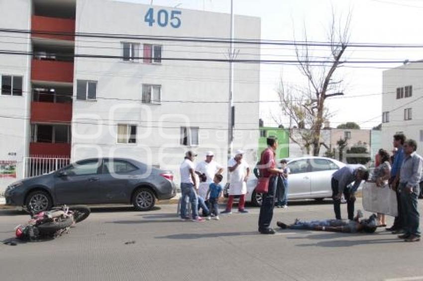 ACCIDENTE MOTOCICLISTA . LA MARGARITA