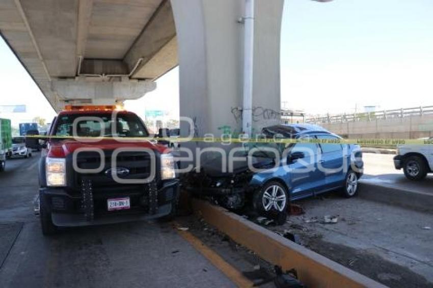 CHOQUE . AUTOPISTA MÉXICO-PUEBLA