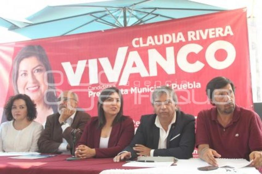 MORENA . CLAUDIA RIVERA VIVANCO