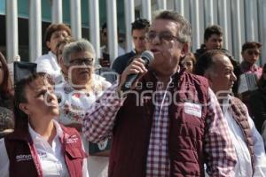 MANIFESTACIÓN CANDIDATOS MORENA