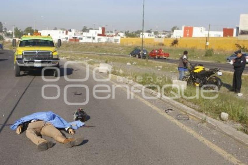 ACCIDENTE . MOTOCICLISTA