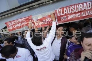 MORENA CLAUSURA AGUA DE PUEBLA