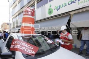 MORENA CLAUSURA AGUA DE PUEBLA