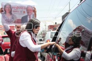 CAMPAÑA . CLAUDIA RIVERA