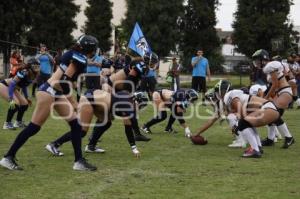 FUTBOL AMERICANO . MAMBAS NEGRAS VS TROYANAS