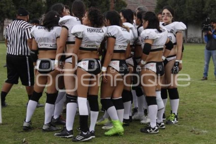 FUTBOL AMERICANO . MAMBAS NEGRAS VS TROYANAS