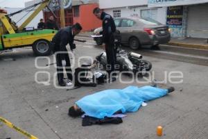 MOTOCICLISTA MUERTO . ESTEBAN DE ANTUÑANO