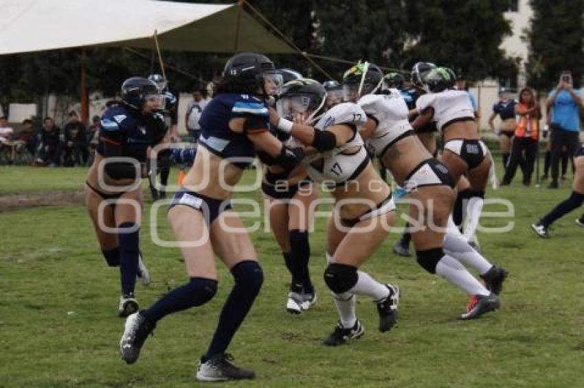 FUTBOL AMERICANO . MAMBAS NEGRAS VS TROYANAS