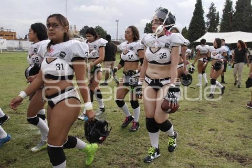 FUTBOL AMERICANO . MAMBAS NEGRAS VS TROYANAS