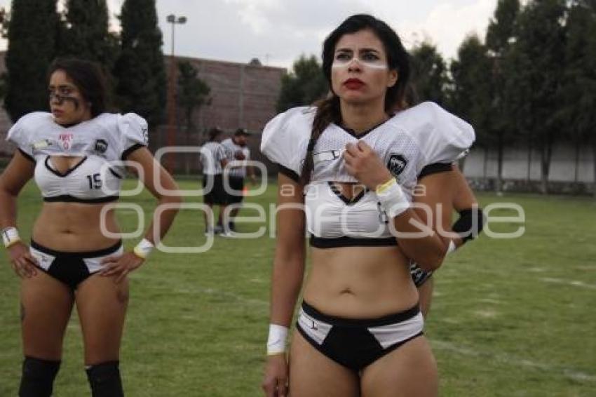 FUTBOL AMERICANO . MAMBAS NEGRAS VS TROYANAS