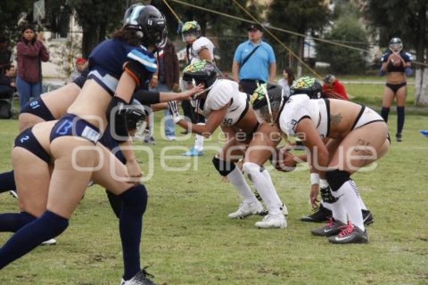 FUTBOL AMERICANO . MAMBAS NEGRAS VS TROYANAS