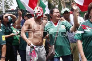 FESTEJO . MÉXICO VS COREA