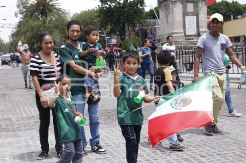 FESTEJO . MÉXICO VS COREA