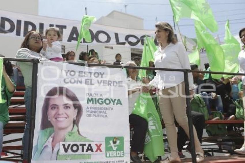 PARTIDO VERDE . CIERRE DE CAMPAÑA