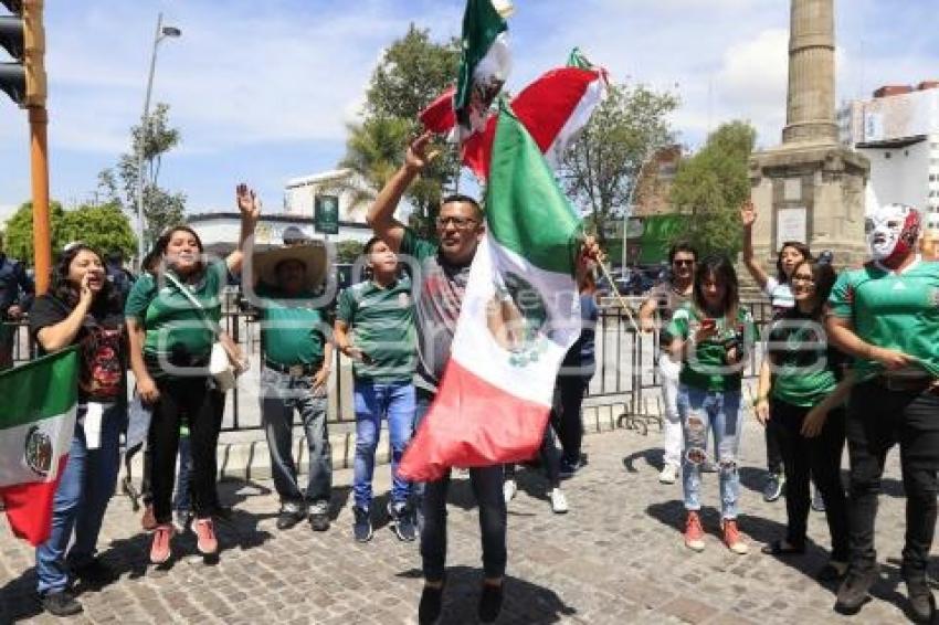 FESTEJO . MÉXICO VS SUECIA