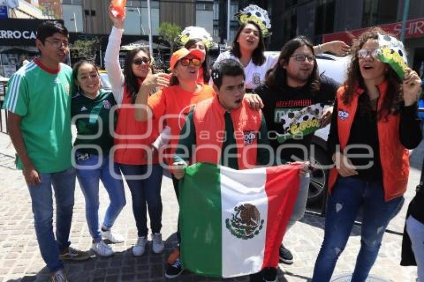 FESTEJO . MÉXICO VS SUECIA