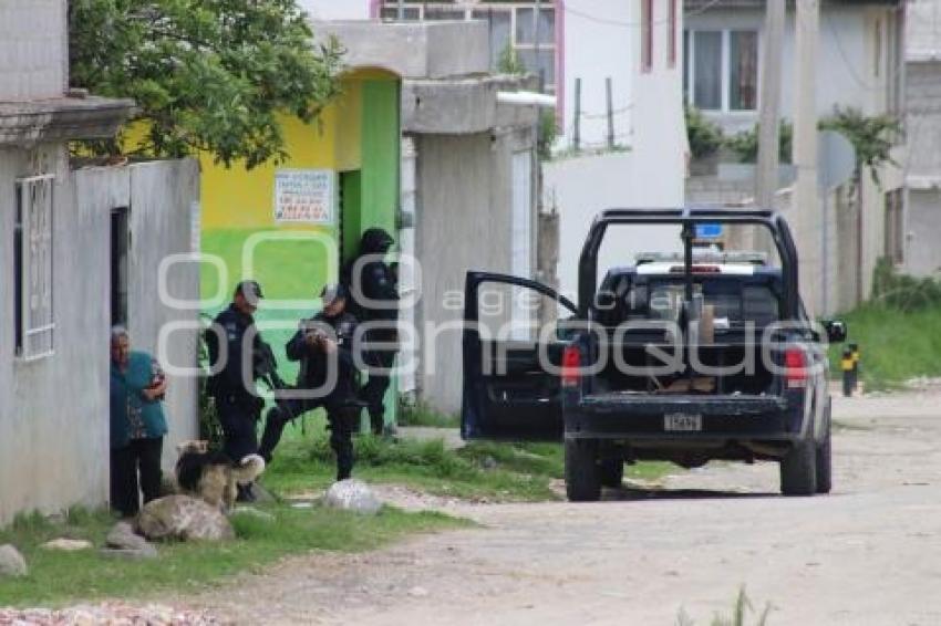 POLICÍA FEDERAL . SANTA MARÍA XONACATEPEC