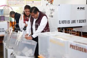 ELECCIONES . VOTO . MIGUEL BARBOSA