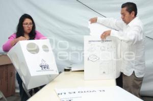 ELECCIONES . INSTALACIÓN DE CASILLAS