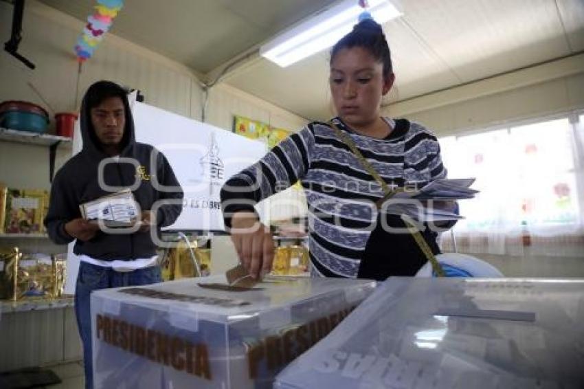 ELECCIONES . SAN MIGUEL CANOA