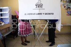 ELECCIONES . SAN MIGUEL CANOA