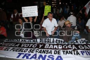 MORENA . MARCHA PUEBLA CONTRA LA IMPUNIDAD