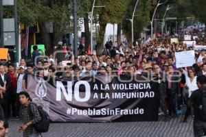 MARCHA PUEBLA CONTRA LA IMPUNIDAD