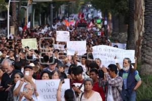 MARCHA PUEBLA CONTRA LA IMPUNIDAD